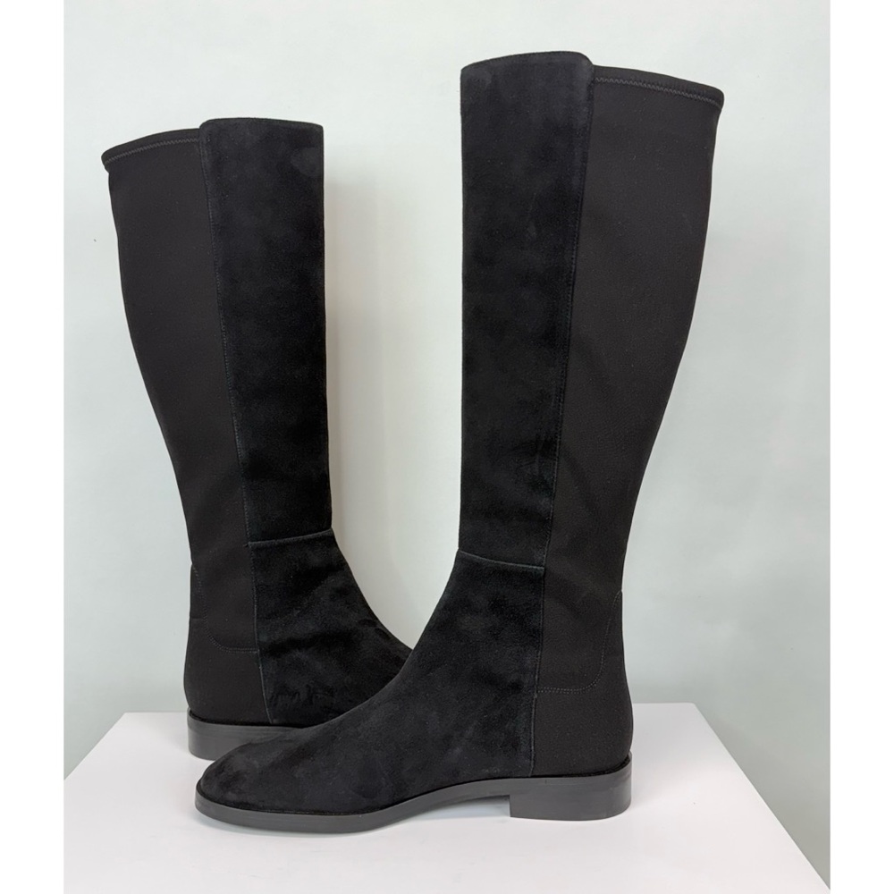 New Stuart Weitzman Greer City Knee High Boot Black Sz 11.5 - Picture 10 of 13